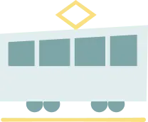 電車のイラスト